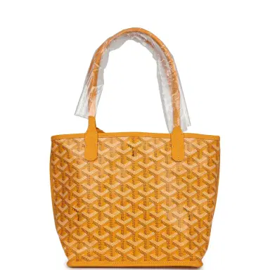 goyard Goyard Goyardine Yellow Anjou Mini Bag Palladium Hardware | Thumbnail 1