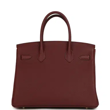 HERMÈS Hermes Birkin 30 Rouge H Togo Gold Hardware | Thumbnail 4 HERMÈS Hermes Birkin 30 Rouge H Togo Gold Hardware | Thumbnail 4