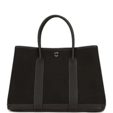 HERMÈS Hermes Garden Party 30 Ebene Negonda Palladium Hardware | Thumbnail 1
