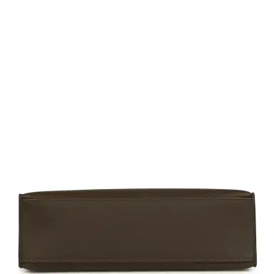 HERMÈS Hermes Kelly Pochette Vert Loden Swift Permabrass Hardware | Thumbnail 6