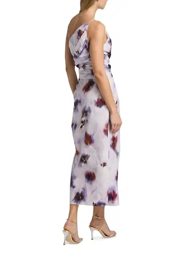A.L.C. Women's Juno Floral Ruched Cotton Midi-Dress | Thumbnail 5 A.L.C. Women's Juno Floral Ruched Cotton Midi-Dress | Thumbnail 5