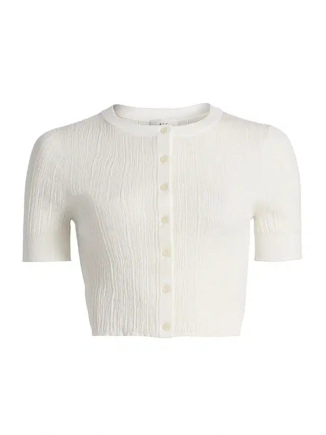 A.L.C. Women's Lottie Short-Sleeve Crop Cardigan - Bright White