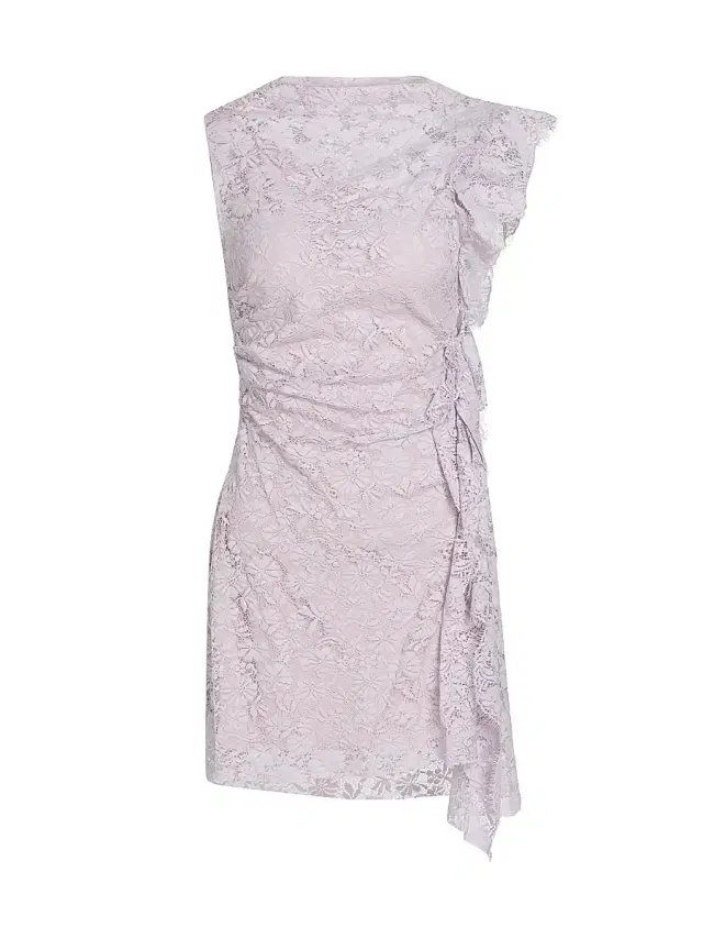 Women's Astra Floral Lace Cotton-Blend Minidress - Lilac