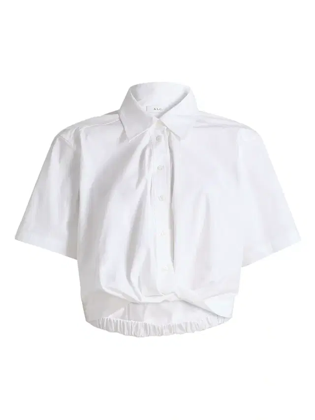 A.L.C. Women's Lily Short-Sleeve Crop Top - Bright White