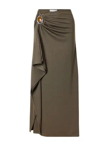 Christopher Esber Occhio Embellished Ribbed-jersey Maxi Skirt | Thumbnail 1