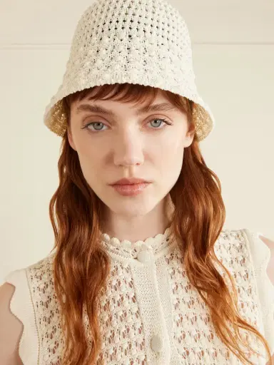 Eres Carats Crocheted Hat | Thumbnail 2