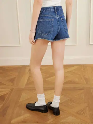 AGOLDE Parker Frayed Denim Short | Thumbnail 4 AGOLDE Parker Frayed Denim Short | Thumbnail 4