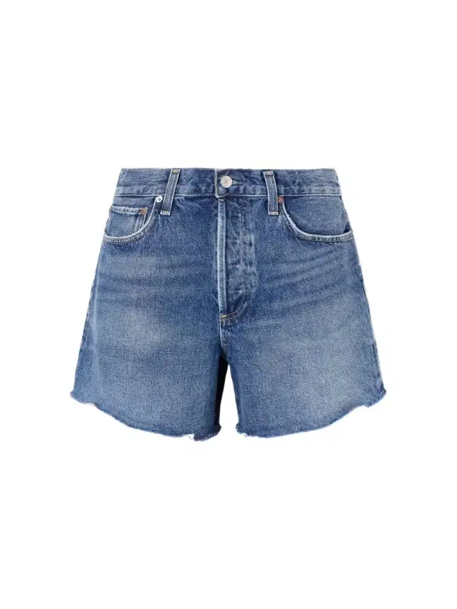 Nye Frayed Denim Shorts