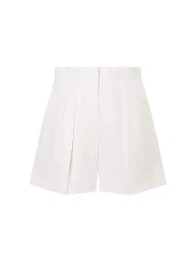 Max Mara Pleated Cotton-blend Shorts | Thumbnail 1