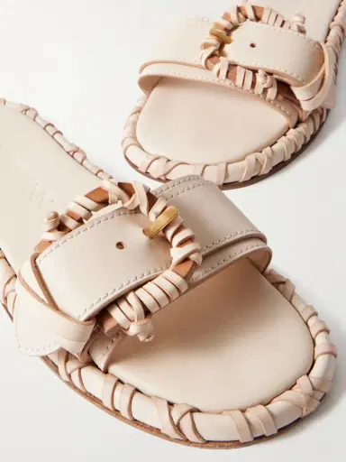 Zimmermann Alchemy Buckled Leather Slides | Thumbnail 4
