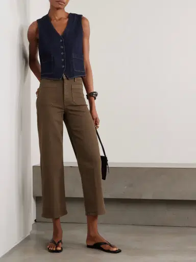 Frame Anchor Cotton-blend Straight-leg Pants | Thumbnail 2 Frame Anchor Cotton-blend Straight-leg Pants | Thumbnail 2