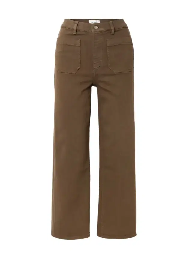Anchor Cotton-blend Straight-leg Pants
