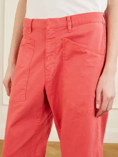 Nili Lotan Shon Cotton-blend Twill Tapered Pants | Thumbnail 5