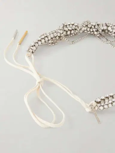 Dries Van Noten Crystal-embellished Silver-tone Necklace | Thumbnail 3