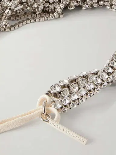 Dries Van Noten Crystal-embellished Silver-tone Necklace | Thumbnail 4