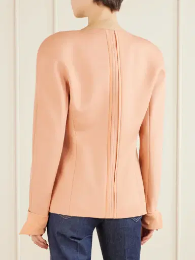 Chloé Wool-crepe Jacket | Thumbnail 3 Chloé Wool-crepe Jacket | Thumbnail 3
