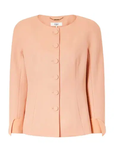 Chloé Wool-crepe Jacket | Thumbnail 1 Chloé Wool-crepe Jacket | Thumbnail 1