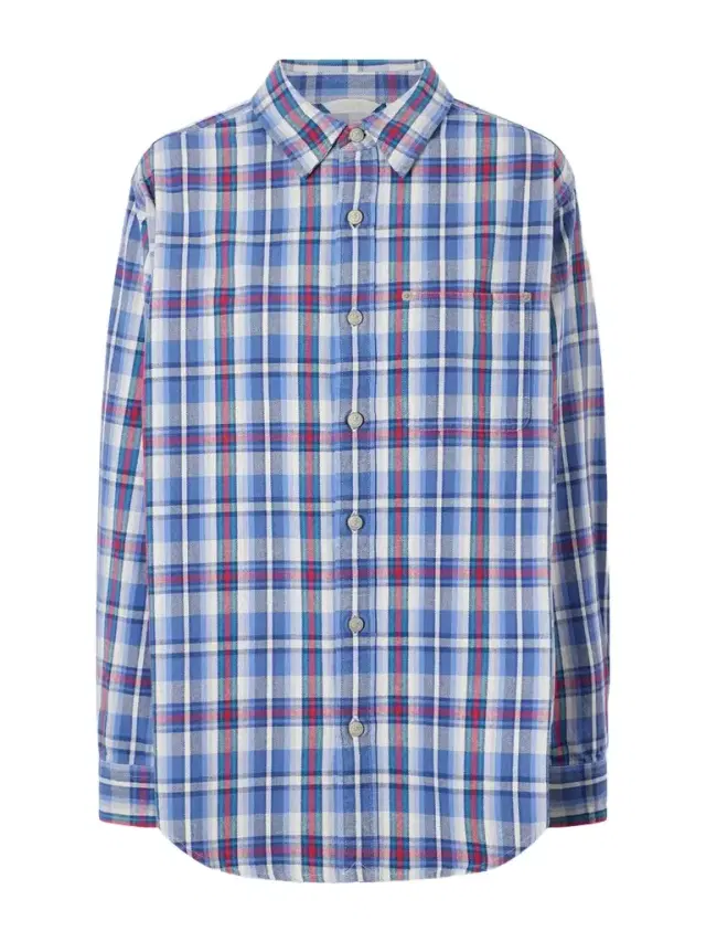 Checked Plaid Cotton Workshirt