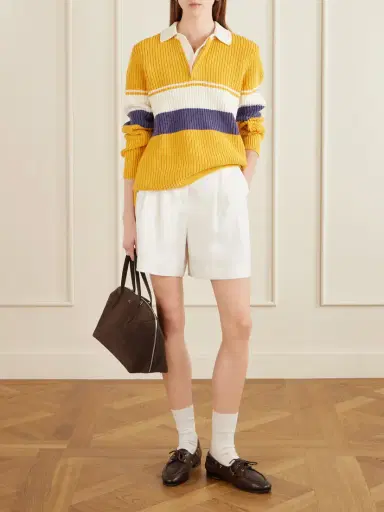 Aimé Leon Dore Striped Ribbed-knit Cotton Polo Shirt | Thumbnail 2 Aimé Leon Dore Striped Ribbed-knit Cotton Polo Shirt | Thumbnail 2