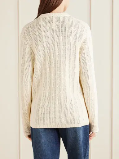 Aimé Leon Dore Open-knit Cotton Sweater | Thumbnail 4 Aimé Leon Dore Open-knit Cotton Sweater | Thumbnail 4