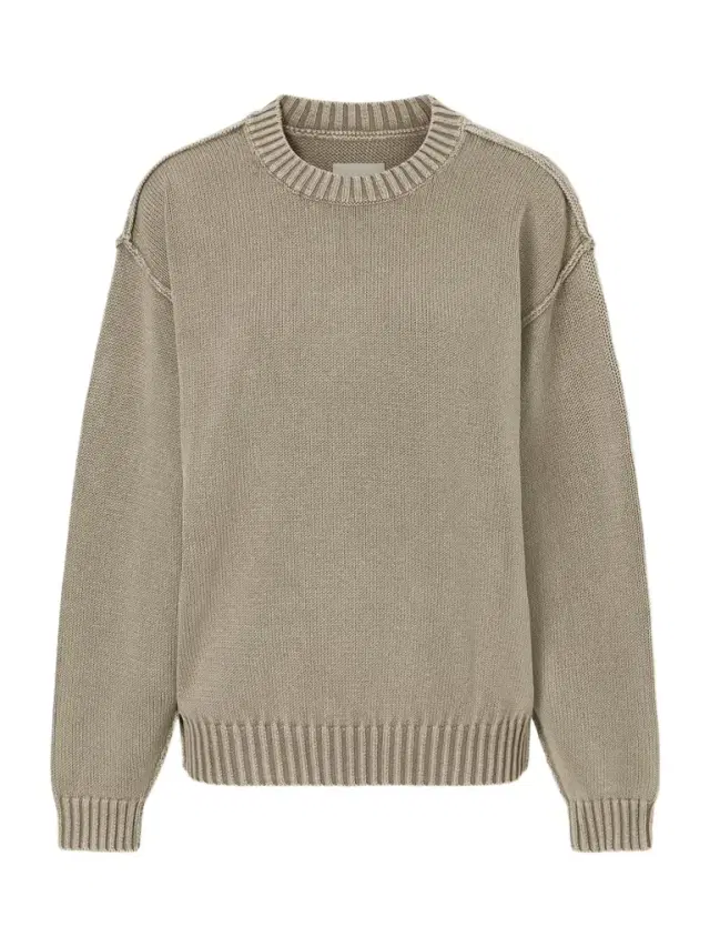 Aimé Leon Dore Inside-out Crewneck Cotton Sweater