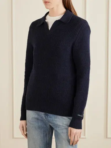 Aimé Leon Dore Ribbed-knit Cotton-blend Bouclé Polo Shirt | Thumbnail 3 Aimé Leon Dore Ribbed-knit Cotton-blend Bouclé Polo Shirt | Thumbnail 3