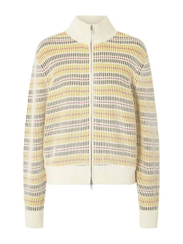 Cotton Zip Cardigan