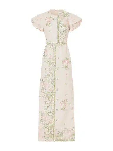 Erdem Floral-embroidered Cotton-faille Gown | Thumbnail 1