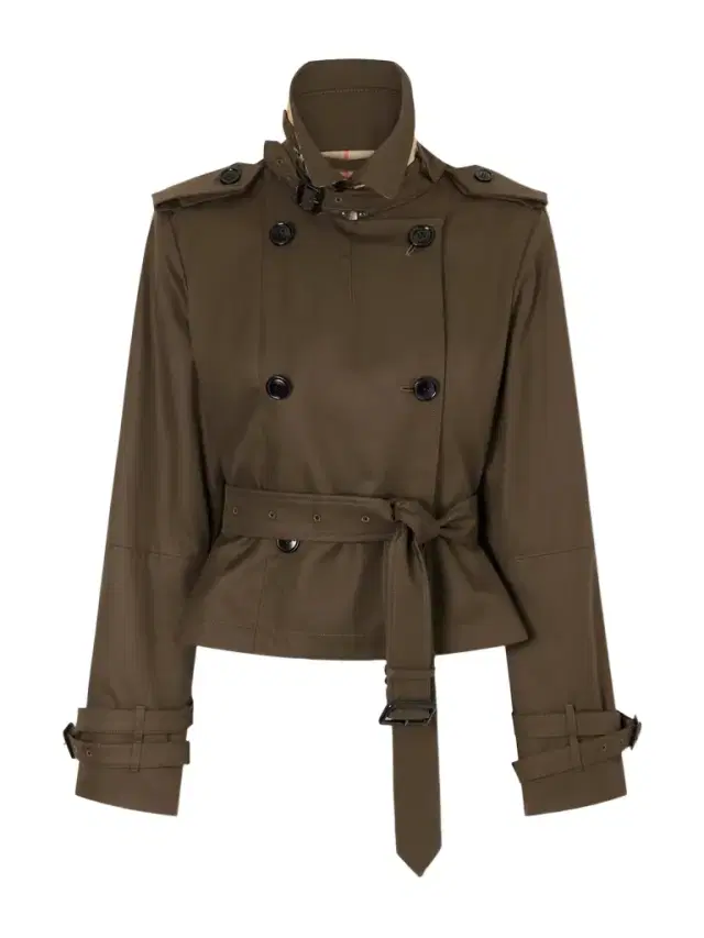 Swarby Belted Cotton-gabardine Jacket