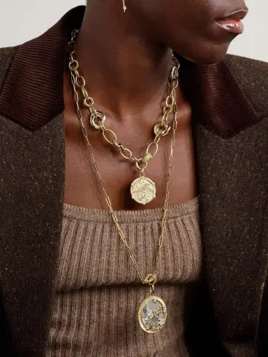 Foundrae Resilience Menagerie 18-karat Yellow And White Gold Diamond Necklace | Thumbnail 5 Foundrae Resilience Menagerie 18-karat Yellow And White Gold Diamond Necklace | Thumbnail 5
