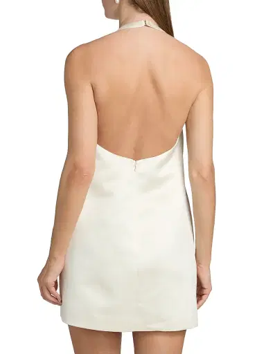 A.L.C. Women's Sophia Shift Halterneck Minidress - Off White - Size 14 | Thumbnail 5 A.L.C. Women's Sophia Shift Halterneck Minidress - Off White - Size 14 | Thumbnail 5