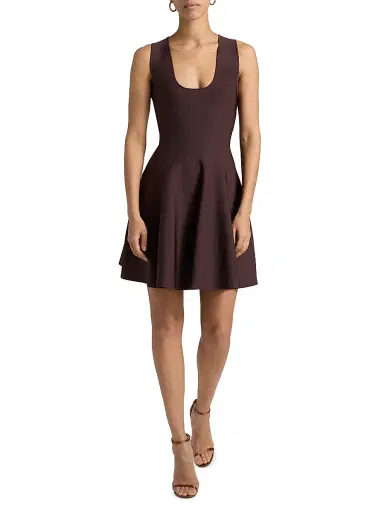 A.L.C. Women's Sera Sleeveless Minidress - Deepest Brown - Size XL | Thumbnail 2 A.L.C. Women's Sera Sleeveless Minidress - Deepest Brown - Size XL | Thumbnail 2