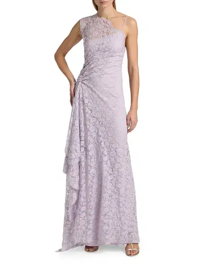 A.L.C. Women's Gia Cotton-Blend Lace Maxi Dress - Lilac - Size 12 | Thumbnail 2 A.L.C. Women's Gia Cotton-Blend Lace Maxi Dress - Lilac - Size 12 | Thumbnail 2