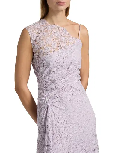 A.L.C. Women's Gia Cotton-Blend Lace Maxi Dress - Lilac - Size 12 | Thumbnail 6 A.L.C. Women's Gia Cotton-Blend Lace Maxi Dress - Lilac - Size 12 | Thumbnail 6