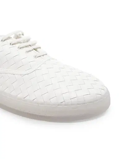 Bottega Veneta Women's Serena Intrecciato Leather Sneakers | Thumbnail 6 Bottega Veneta Women's Serena Intrecciato Leather Sneakers | Thumbnail 6