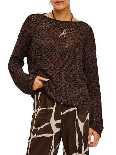 RAILS Women's Evangeline Mesh Sweater | Thumbnail 3 RAILS Women's Evangeline Mesh Sweater | Thumbnail 3