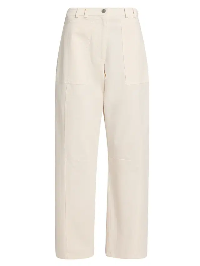Rails Women's Lunar Stretch-Cotton Straight-Leg Pants - Bone