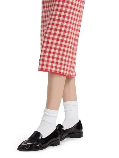 Guest In Residence Women's Gingham Knit Midi-Skirt | Thumbnail 6 Guest In Residence Women's Gingham Knit Midi-Skirt | Thumbnail 6