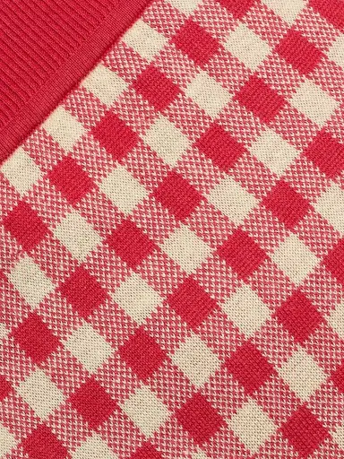 Guest In Residence Women's Gingham Knit Midi-Skirt | Thumbnail 7 Guest In Residence Women's Gingham Knit Midi-Skirt | Thumbnail 7