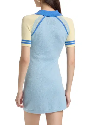 Guest In Residence Women's Ace Colorblocked Polo Minidress | Thumbnail 5
