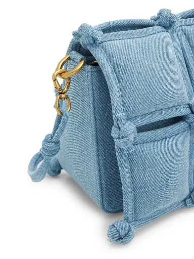 Cult Gaia Women's Puff Denim Crossbody Bag | Thumbnail 5 Cult Gaia Women's Puff Denim Crossbody Bag | Thumbnail 5
