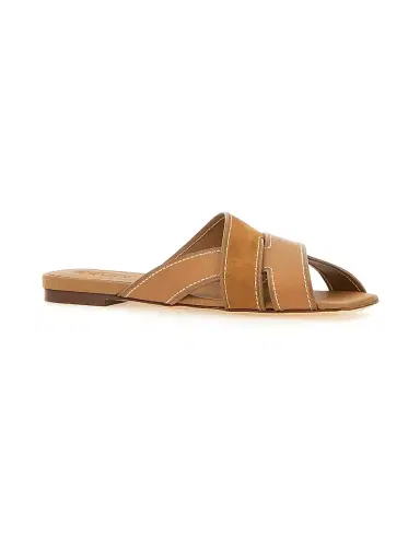 Tod's Women's Cavillon Crisscross Leather Flat Sandals | Thumbnail 2 Tod's Women's Cavillon Crisscross Leather Flat Sandals | Thumbnail 2