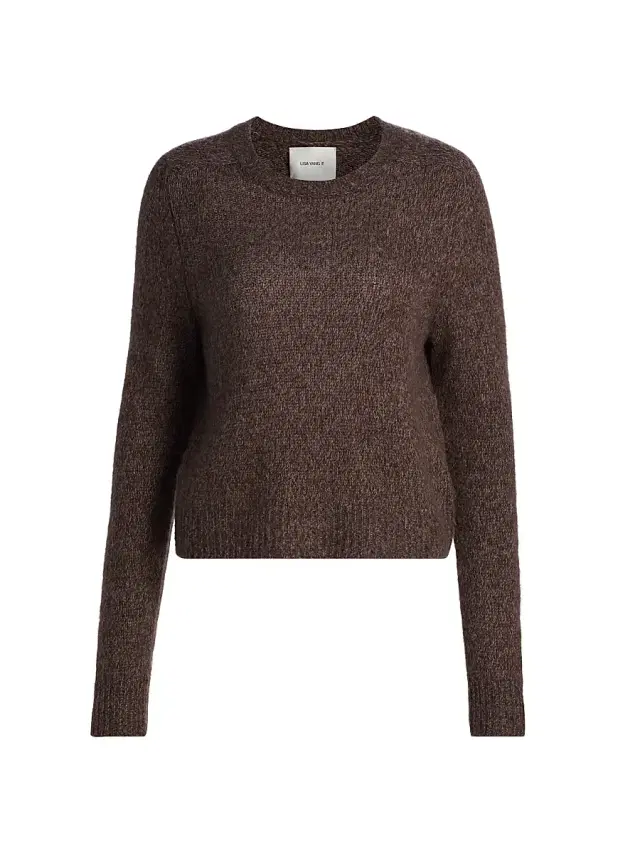 Women's Solene Cashmere-Silk Regular-Fit Sweater - Soft Bark