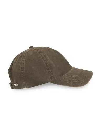 Varsity Headwear Men's Washed Cotton Baseball Cap - Beige - Size Small | Thumbnail 2
