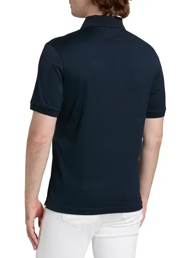 Saks Fifth Avenue Men's COLLECTION Elevated Tech Polo Shirt - Blue - Size XXL | Thumbnail 5