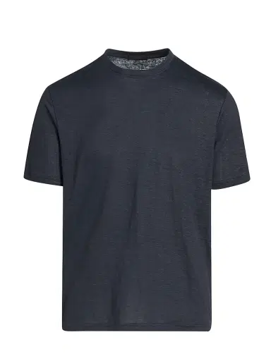 Saks Fifth Avenue Men's Linen Crewneck T-Shirt | Thumbnail 1 Saks Fifth Avenue Men's Linen Crewneck T-Shirt | Thumbnail 1