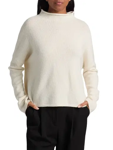Lisa Yang Women's Sandy Cashmere Sweater - Cream - Size Small | Thumbnail 3 Lisa Yang Women's Sandy Cashmere Sweater - Cream - Size Small | Thumbnail 3