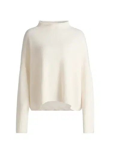 Lisa Yang Women's Sandy Cashmere Sweater - Cream - Size Small | Thumbnail 1 Lisa Yang Women's Sandy Cashmere Sweater - Cream - Size Small | Thumbnail 1