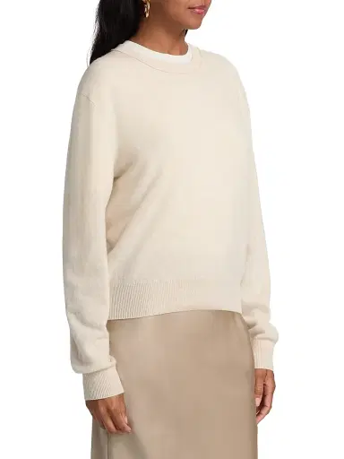 Lisa Yang Women's Greer Cashmere Sweater - Oat | Thumbnail 4 Lisa Yang Women's Greer Cashmere Sweater - Oat | Thumbnail 4