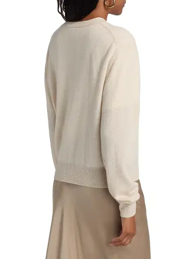 Lisa Yang Women's Greer Cashmere Sweater - Oat | Thumbnail 5 Lisa Yang Women's Greer Cashmere Sweater - Oat | Thumbnail 5